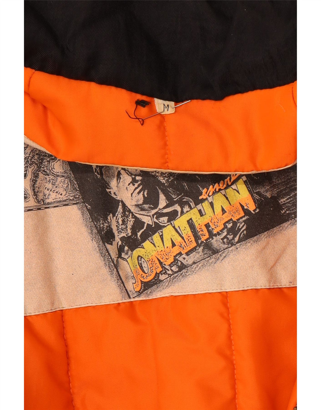 Vintage herre Loose Fit polstret jakke UK 38 Medium Black