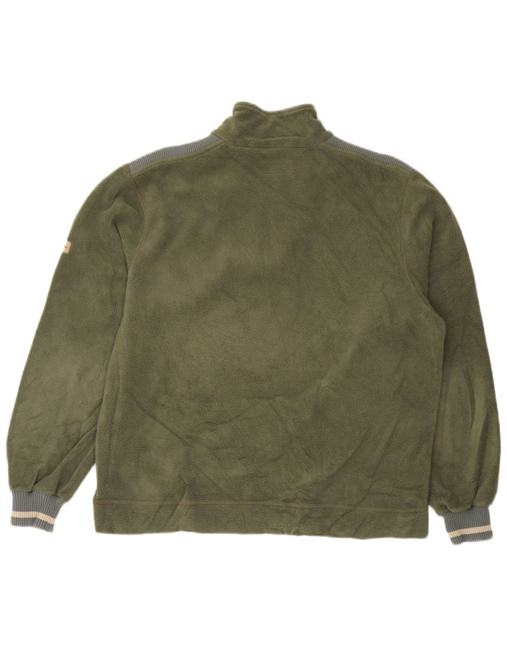 Champion Herre lynlås-hals Fleece Jumper Medium Khaki Polyester