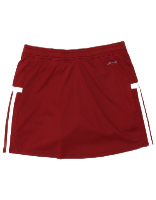 Adidas Womens Aeroready Skort UK 8/10 Small Bourgogne Polyester