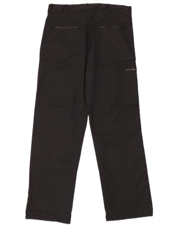 Dickies Straight Cargo bukser til mænd W32 L31 Sort polyester