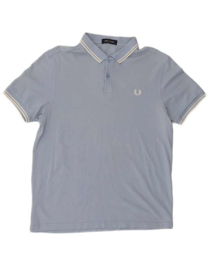 Fred Perry Herre poloshirt Stor blå bomuld