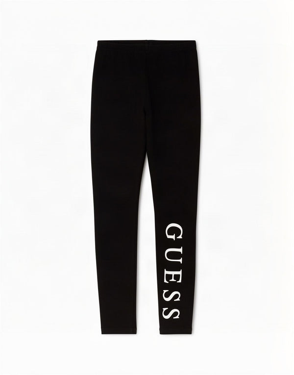 Guess piger grafiske leggings 11-12 år sort bomuld
