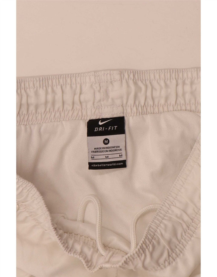 Nike Herre Dri Fit Sportsshorts Medium White Colourblock Polyester