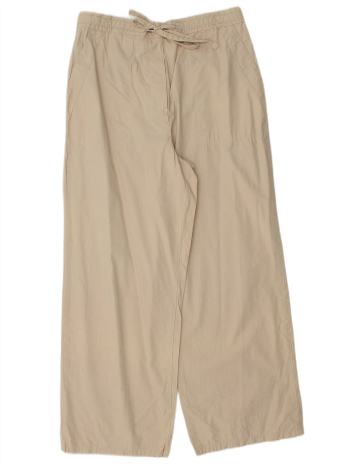 Marks & Spencer Dame Cropped Trousers UK 14 Medium W28 L26 Beige