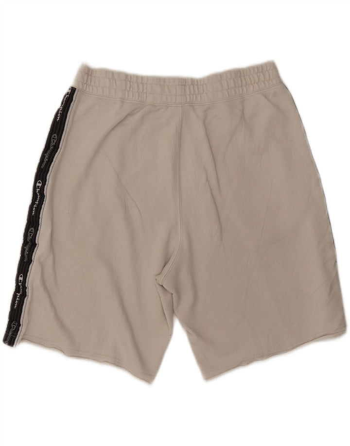 Champion Herre grafiske sportsshorts Large White Colourblock