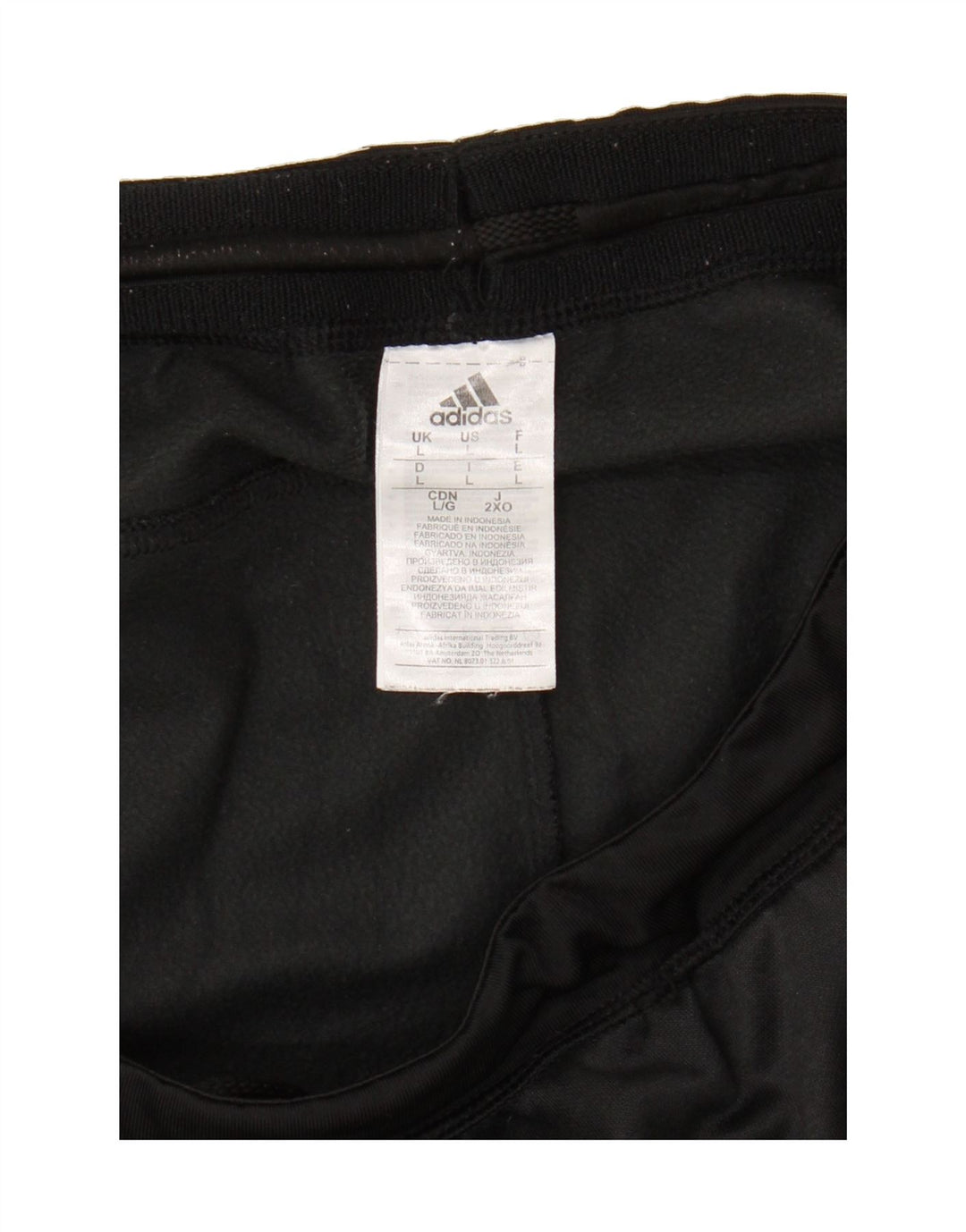 ADIDAS Mens Climalite Tracksuit Trousers Large  Black Polyester Vintage Adidas and Second-Hand Adidas from Messina Hembry 