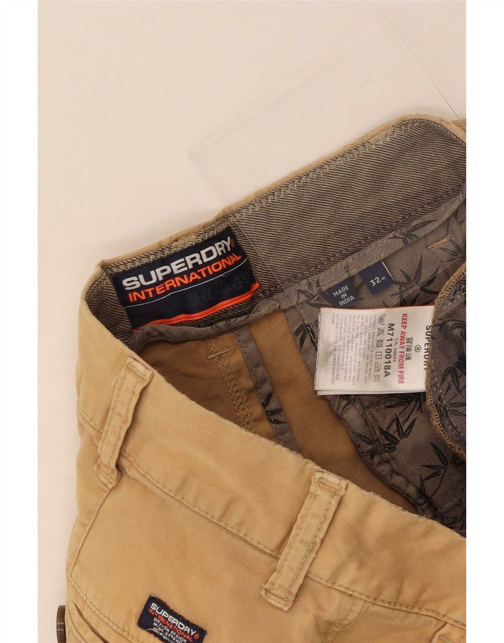 Superdry Chino Shorts til mænd Medium W32 Beige Bomuld