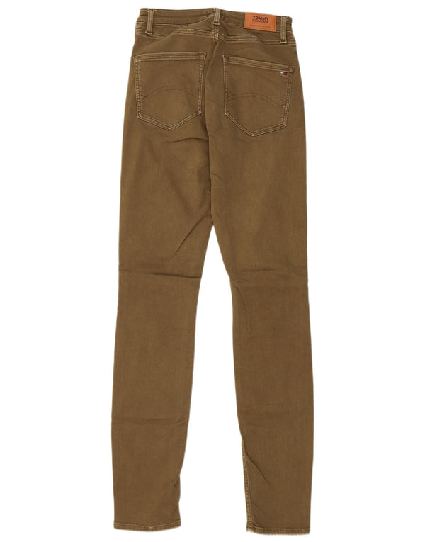 Tommy Hilfiger Kvinder High Rise Slim Jeans W27 L32 Khaki