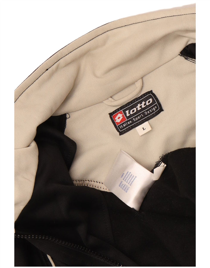 Lotto Herre træningsdragt Topjakke Stor Sort Polyester