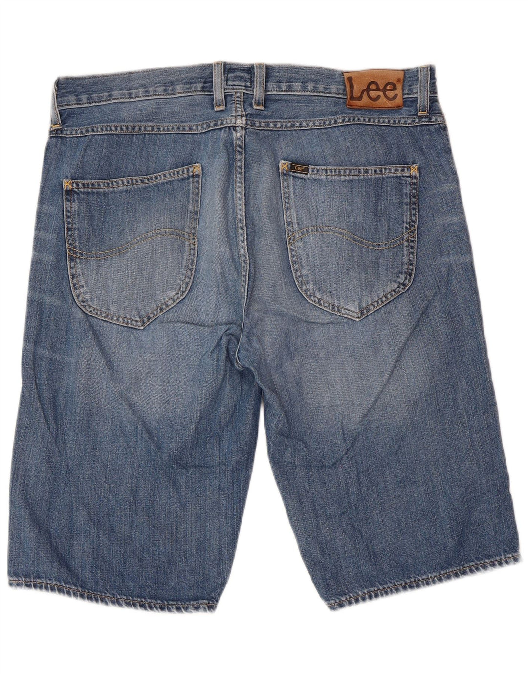 Lee Herre denimshorts W32 Medium Blue Bomuld