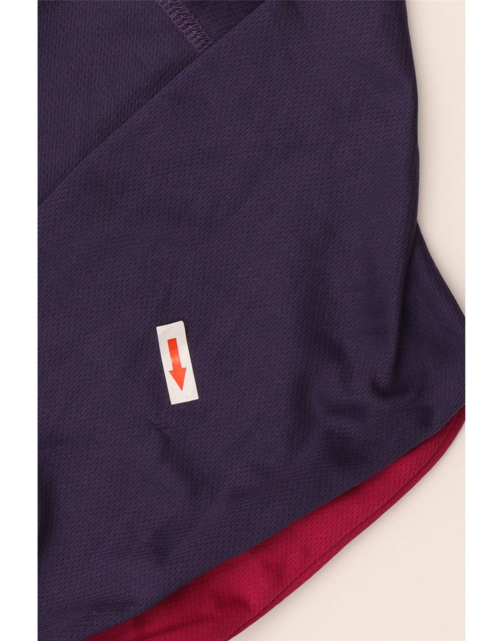 Mountain Warehouse Dame Top Langærmet UK 12 Medium Lilla Colourblock