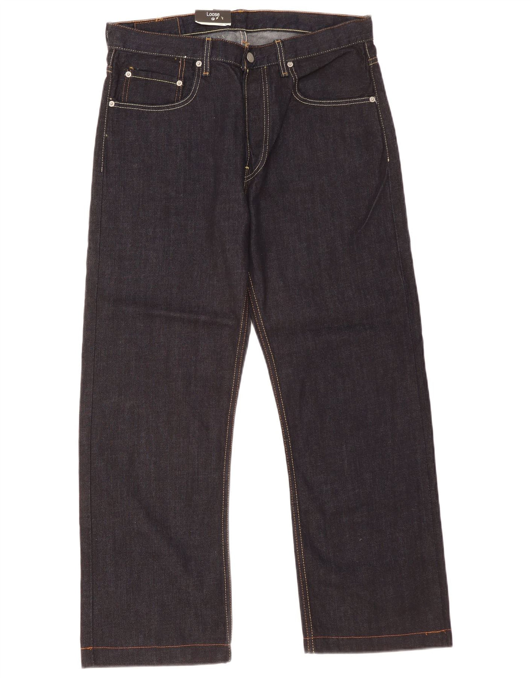 Levi's Herre 758 løse jeans W32 L29 Marineblå bomuld