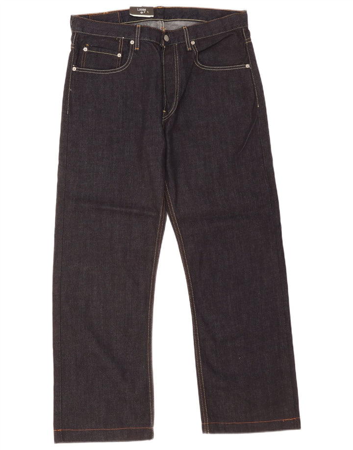 Levi's Herre 758 løse jeans W32 L29 Marineblå bomuld