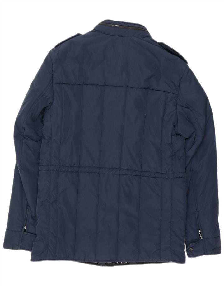 Refrigiwear Herre Military Polstret Jakke IT 46 Small Navy Blue Polyester