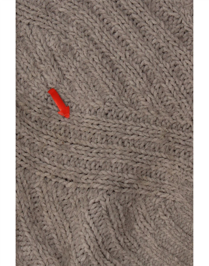Marks & Spencer Dame oversized cardigan sweater UK 18 XL Grå Polyester
