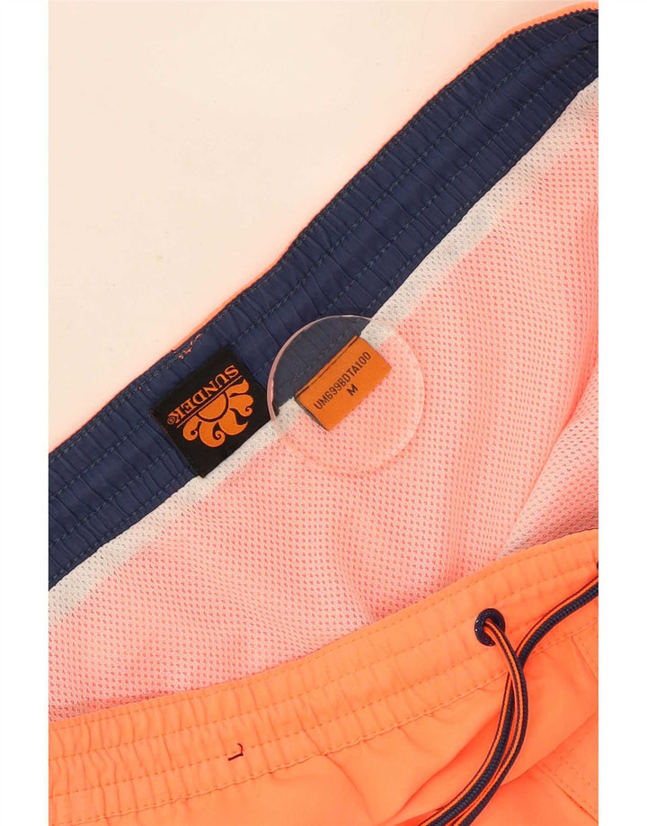 Sundek Herre grafiske svømmeshorts Medium Orange Polyester