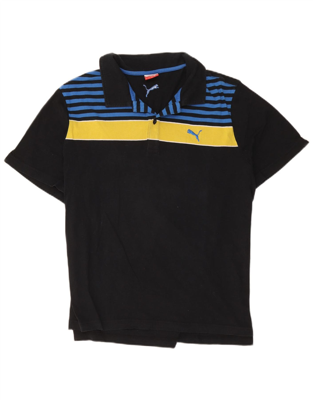 Puma Polo Shirt til mænd XL Sort Colourblock