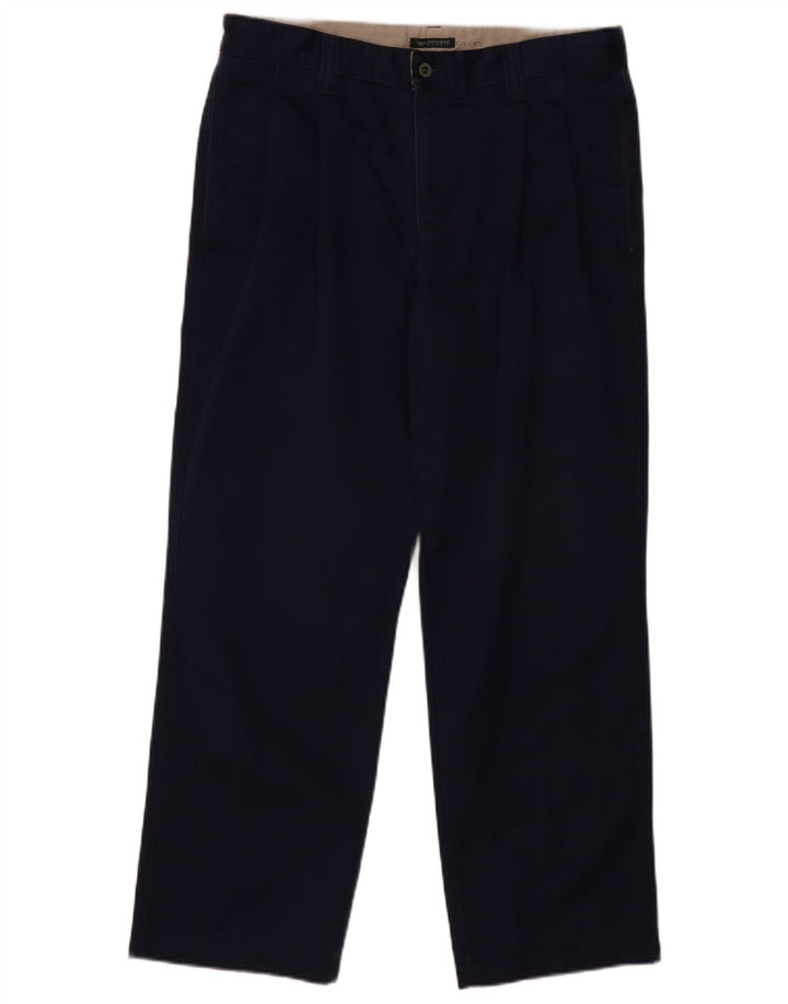 Dockers Herre Khakis Pegged Chino Bukser W33 L28 Navy Blue