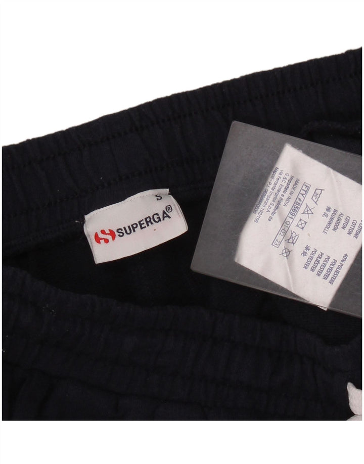 SUPERGA sportsshorts til kvinder UK 8 Små marineblå bomuld