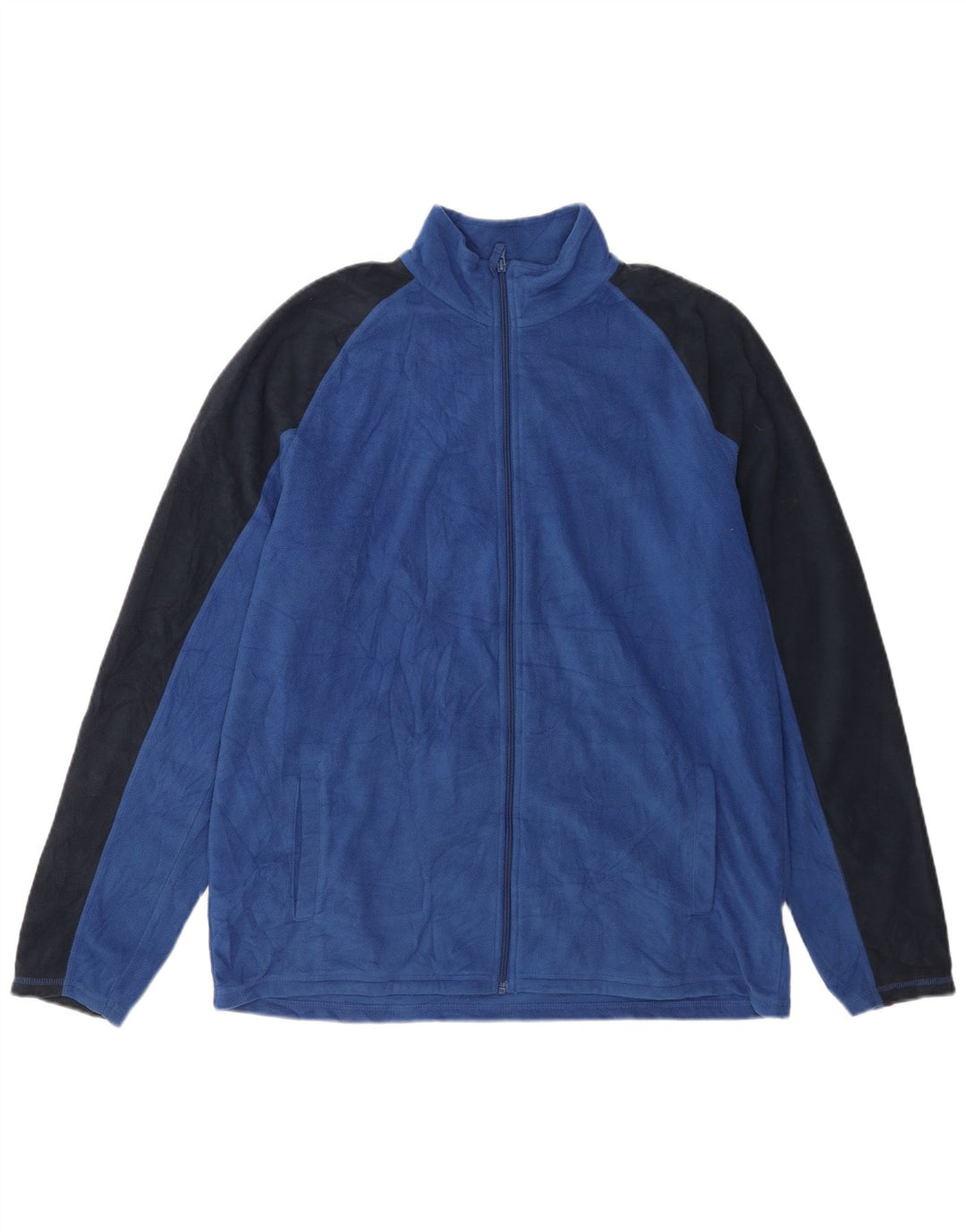 Mountain Warehouse Herre Fleecejakke UK 42 XL Blå Colourblock Polyester