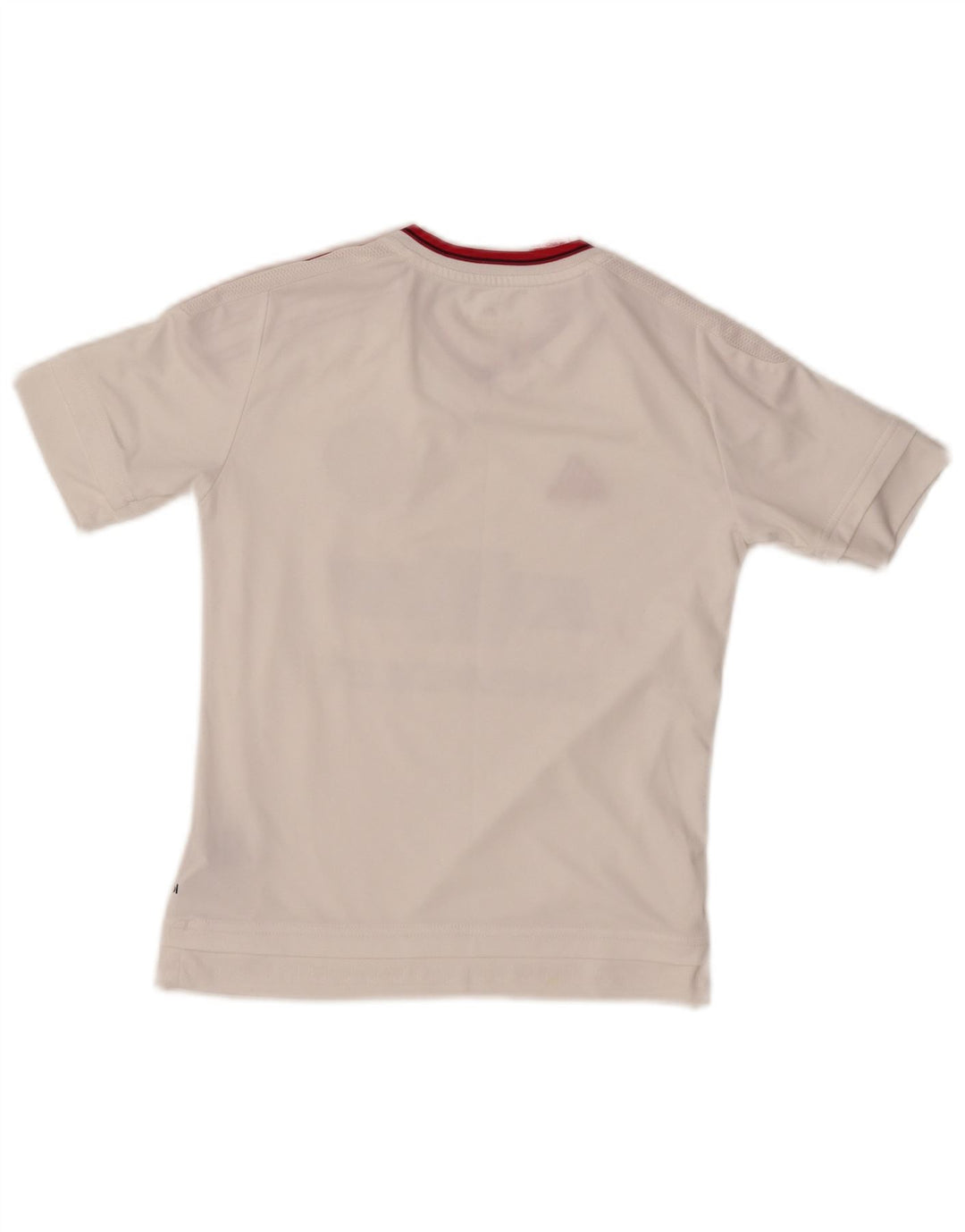 ADIDAS Boys Manchester United Grafisk T-Shirt Top 9-10 år Hvid