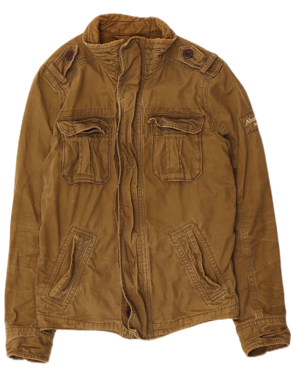 ABERCROMBIE & FITCH Militærjakke til mænd UK 36 Small Khaki