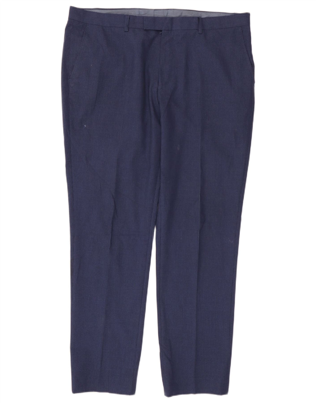 Marks & Spencer Herre Super Slim Fit Suit Bukser W38 L31 Blue Houndstooth