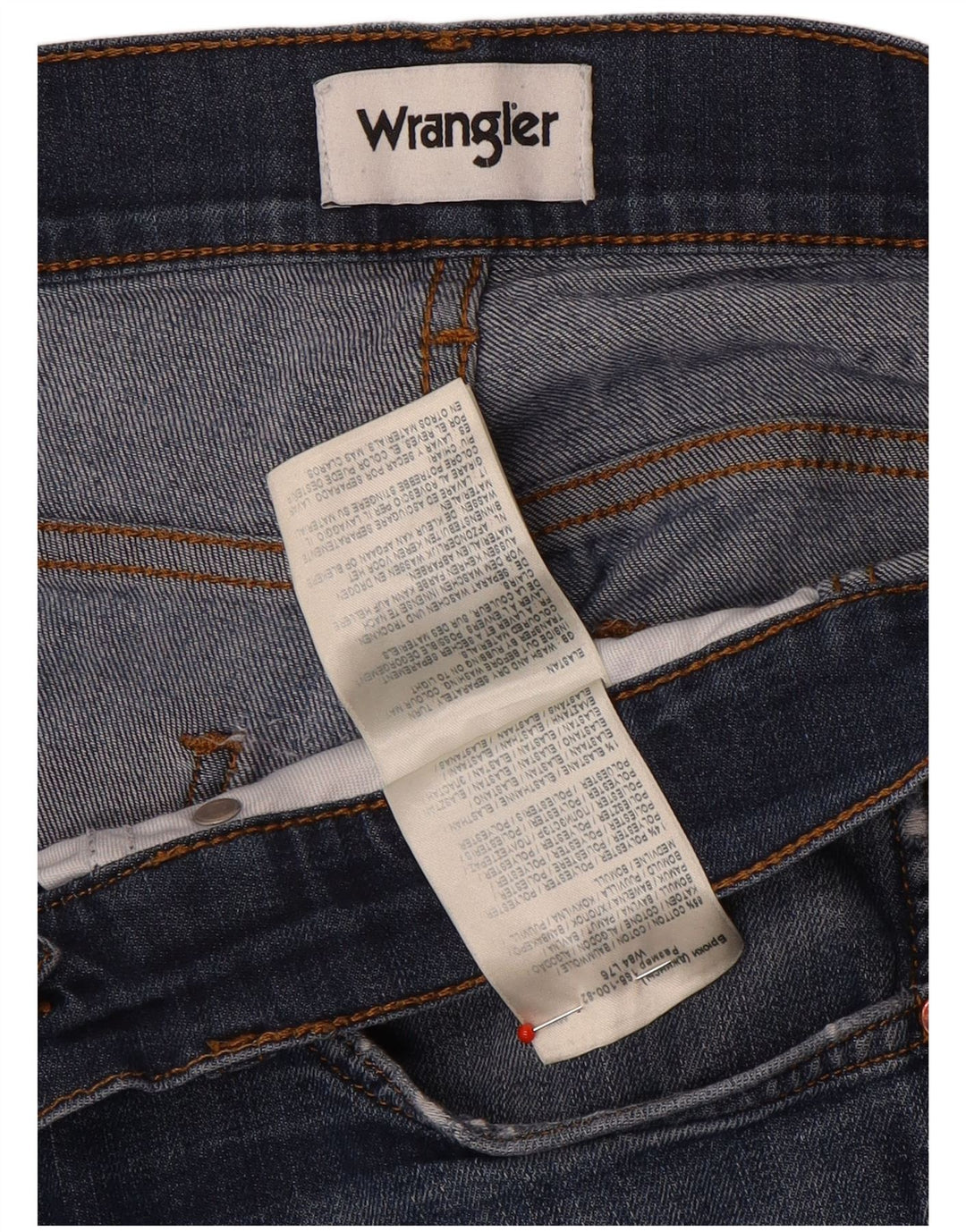Wrangler Herre Greensboro Slim Jeans W33 L30 Marineblå polyester