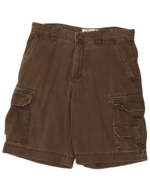 Merona Herre Cargo Shorts W32 Medium Brun Bomuld