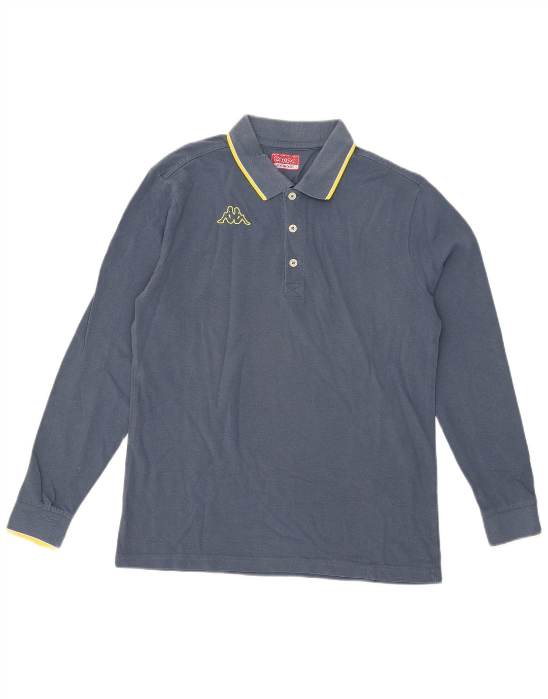 Kappa Langærmet Polo Shirt til mænd mellemblå