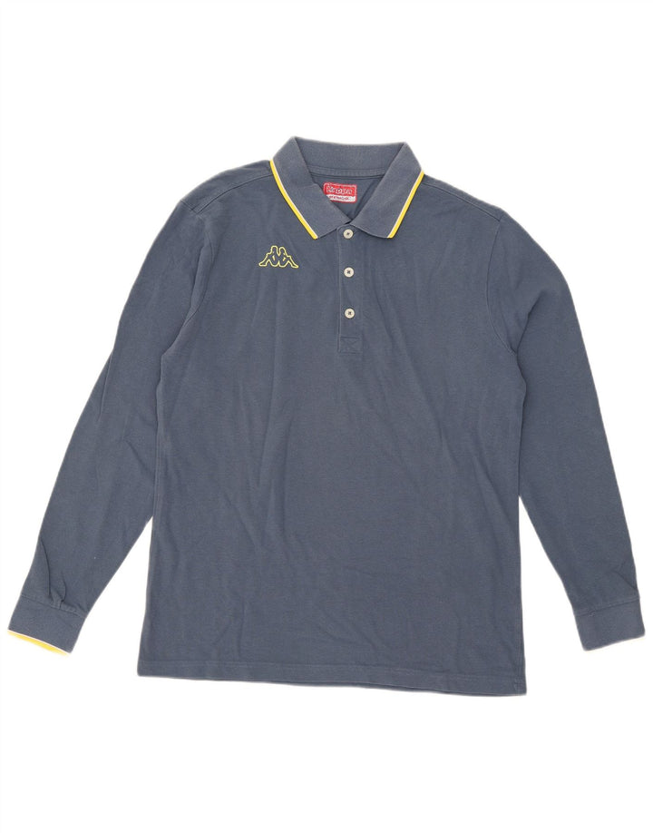 Kappa Langærmet Polo Shirt til mænd mellemblå