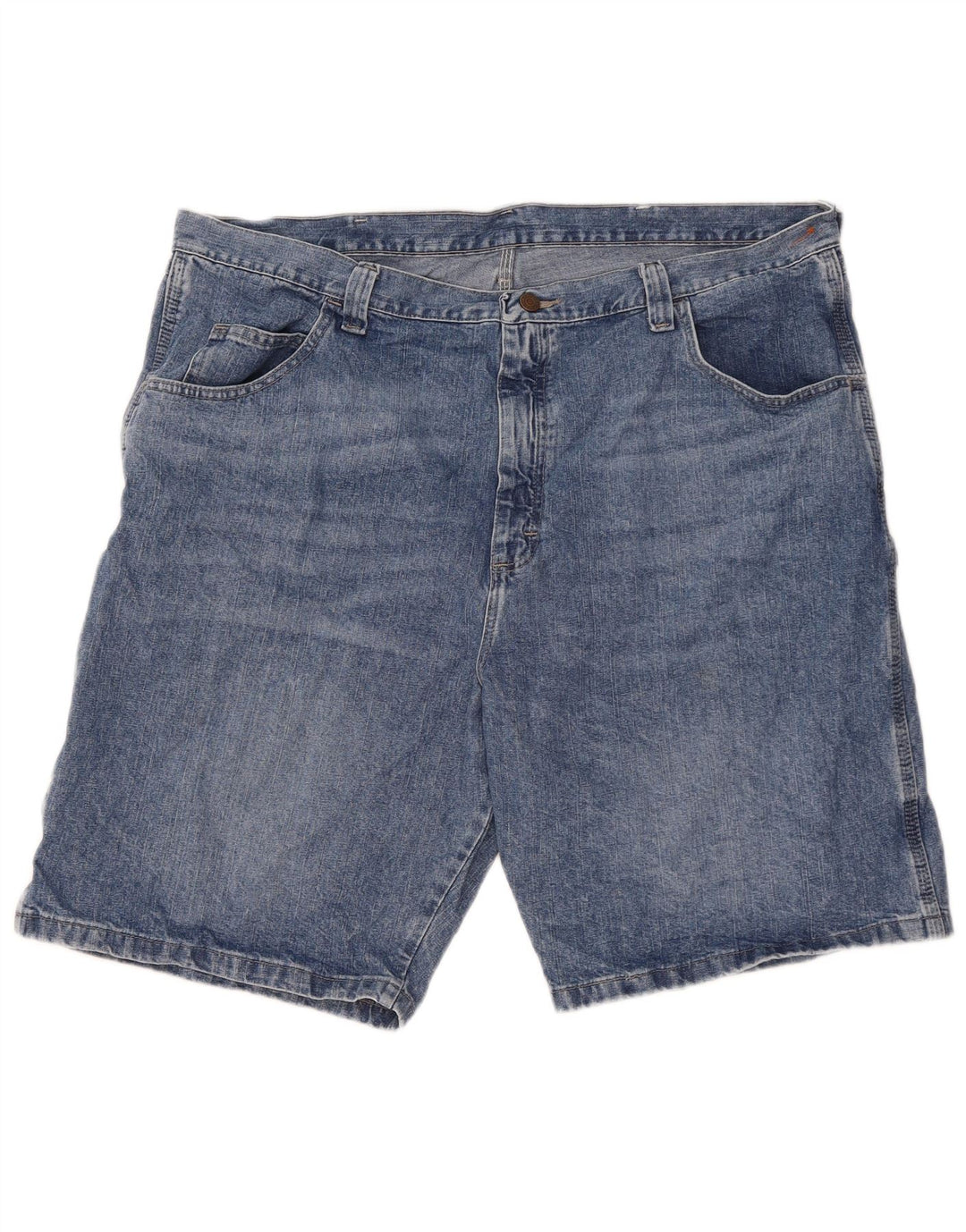 WRANGLER Herre Cargo Denim Shorts W42 2XL Blå Bomuld
