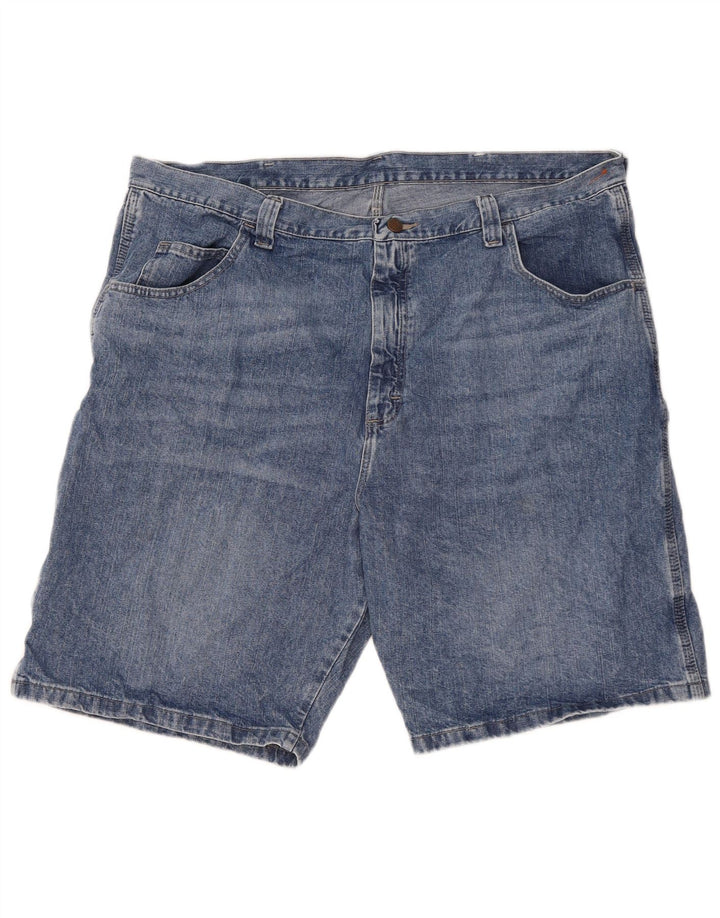 WRANGLER Herre Cargo Denim Shorts W42 2XL Blå Bomuld