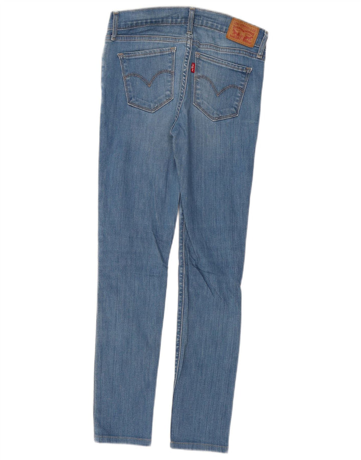 Levi's Dame 711 Skinny Jeans W25 L27 Blå Bomuld