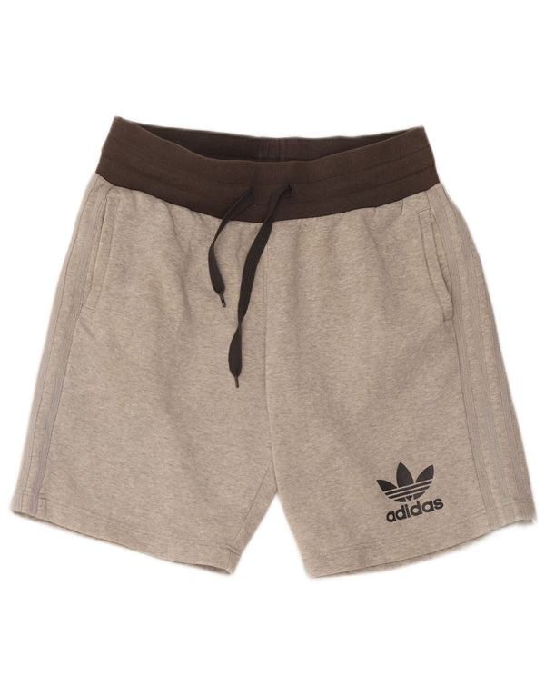 Adidas Sportsshorts til mænd Large Grå Colourblock Bomuld