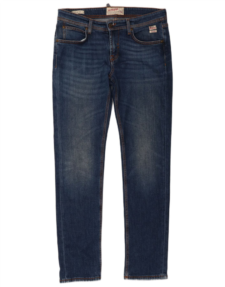 Roy Rogers Slim Jeans til mænd W33 L31 blå bomuld