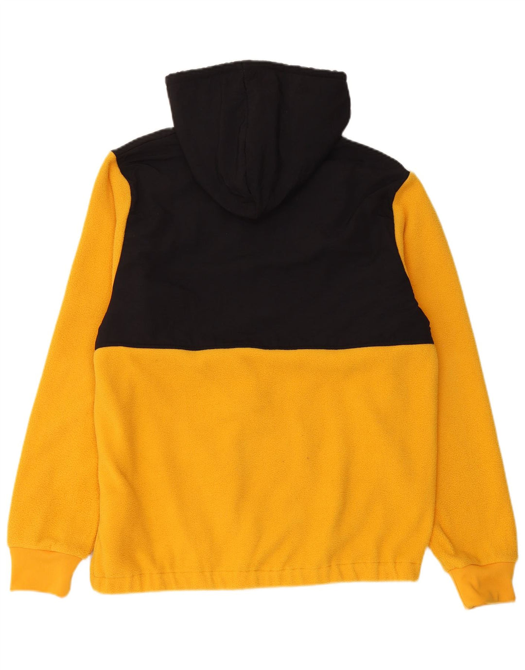 Fila Herre grafisk fleecetrøje med hætte Medium Gul Colourblock Polyester