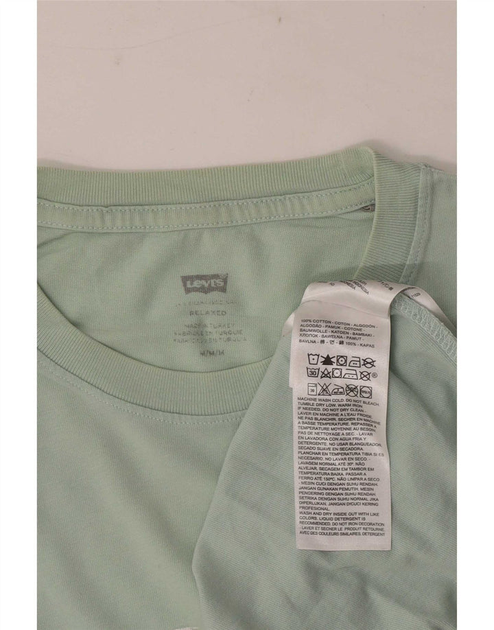 Levi's Herre Relaxed Fit grafisk T-shirt top mellemgrøn bomuld