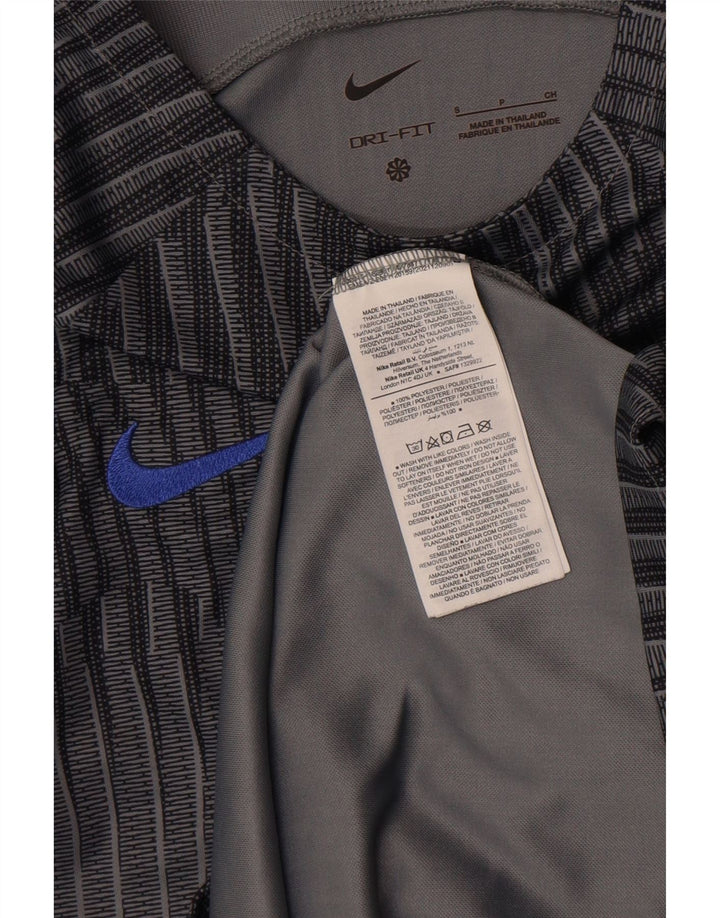 Nike Herre Dri Fit grafisk T-shirt Top Lille grå Camouflage Polyester