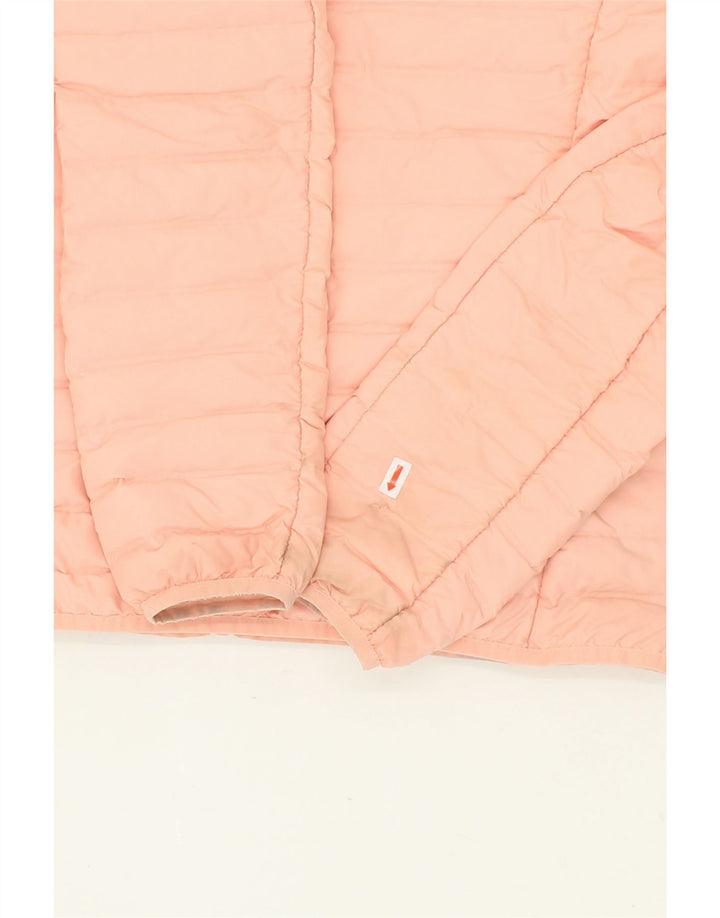 ADIDAS Womens Padded Jacket UK 12/14 Medium Pink Polyester Vintage Adidas and Second-Hand Adidas from Messina Hembry 