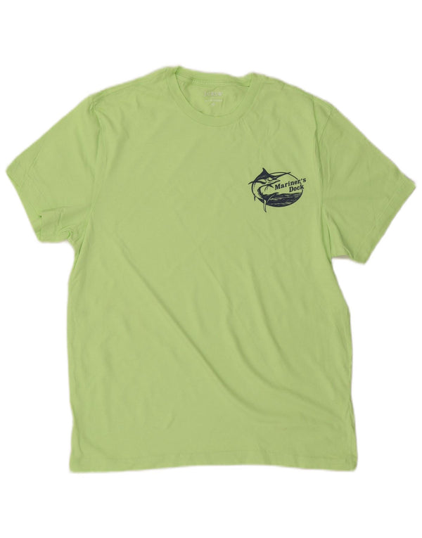J. CREW Herre T-Shirt Top Medium Grøn