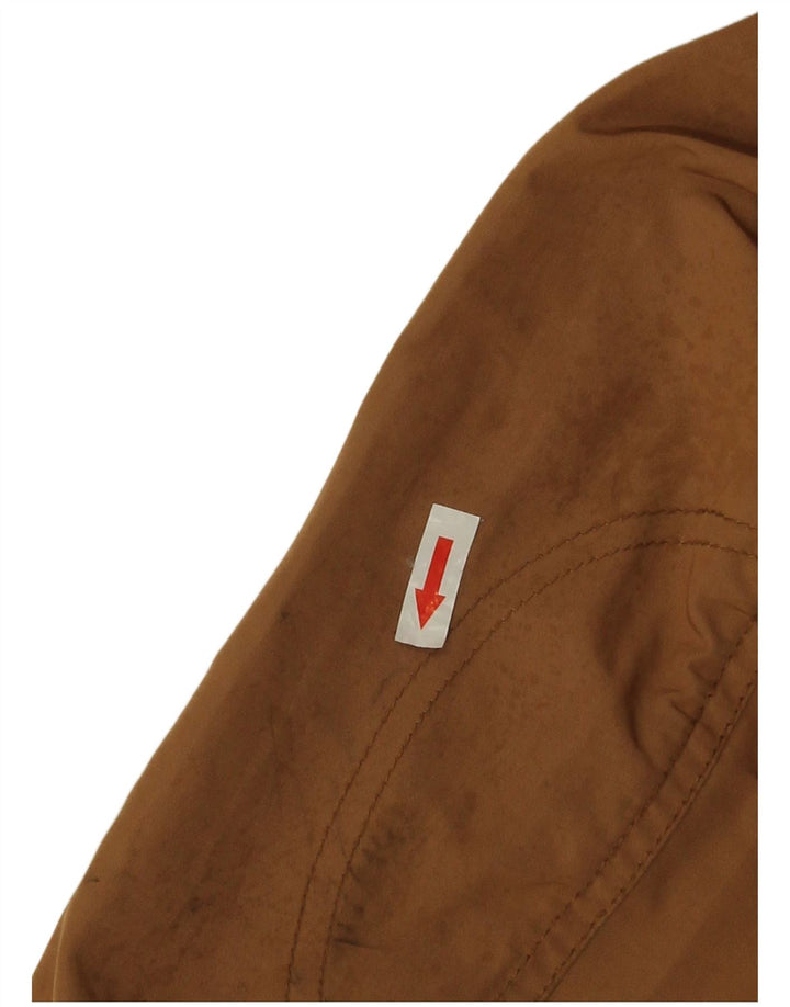 Massimo Dutti Womens Utility Jacket UK 14 Medium Beige Bomuld