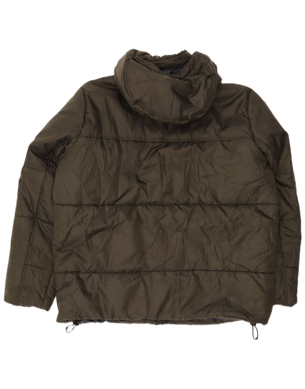 G-Star Herre hættepolstret jakke UK 42 XL Khaki Polyester