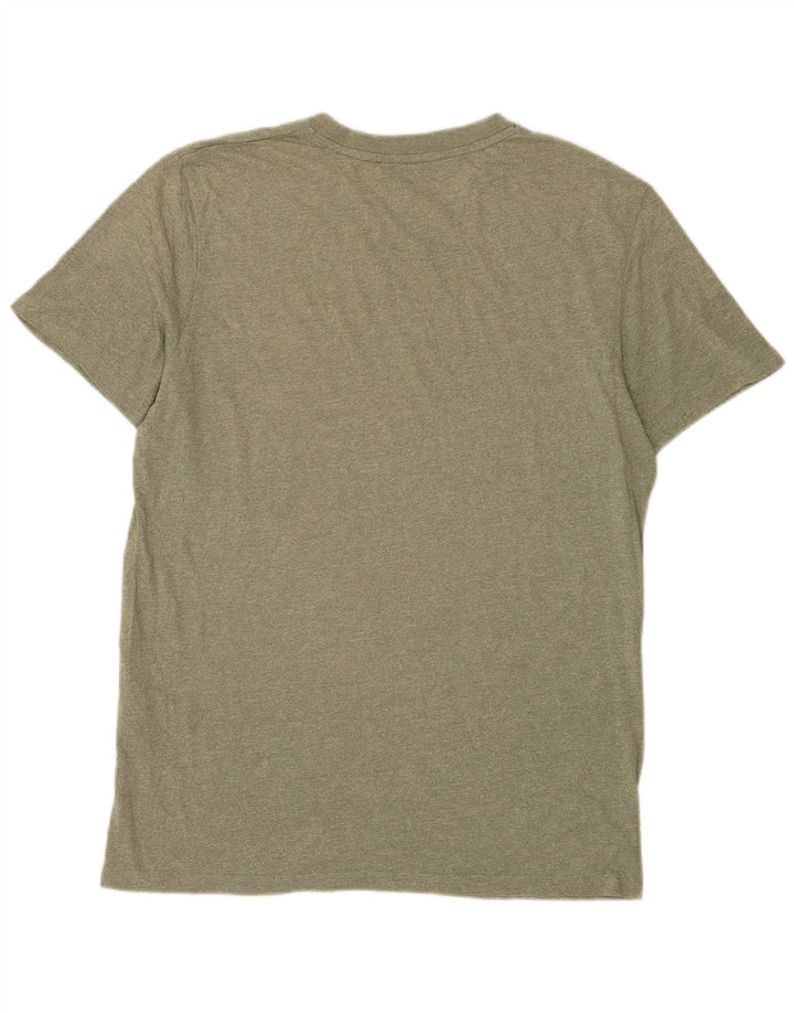 Jack & Jones Herre T-Shirt Top Stor Khaki Bomuld
