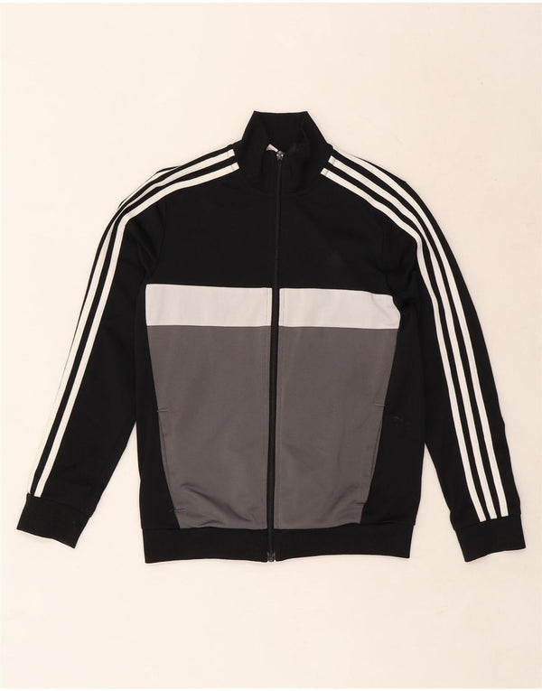 Adidas Boys Aeroready Tracksuit Topjakke 11-12 år Sort Colourblock