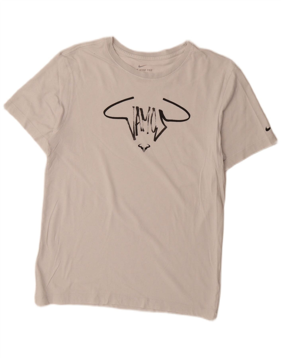 Nike Herre Dri Fit grafisk T-shirt top lille hvid