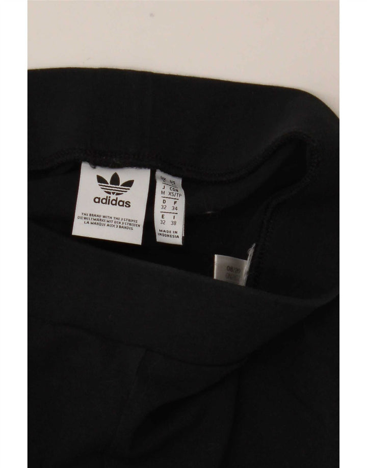 Adidas Graphic Leggings til kvinder UK 8 Small Black