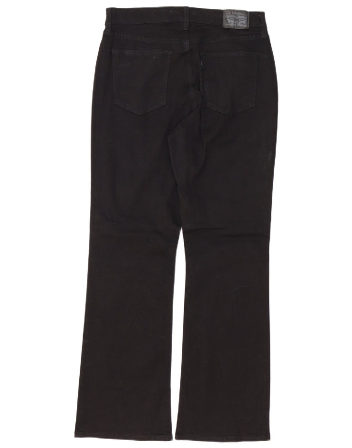 LEVI'S Dame Classic Bootcut Jeans US 8 Medium W30 L29 Sort Bomuld