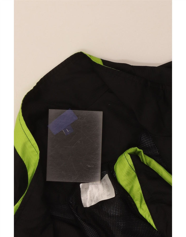 Asics Træningsdragt til mænd Top jakke Stor Sort Colourblock Polyester