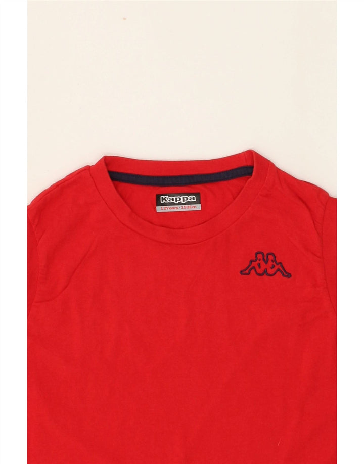 KAPPA Boys Vest Top 11-12 Years Red Cotton | Vintage Kappa | Thrift | Second-Hand Kappa | Used Clothing | Messina Hembry 